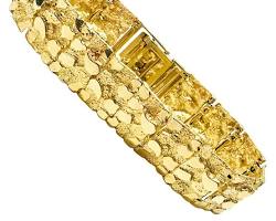 14 karat gold nugget bracelet Blog