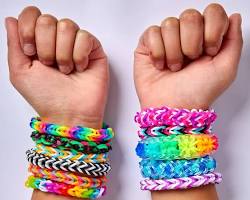 how to make a rubber band bracelet step by step