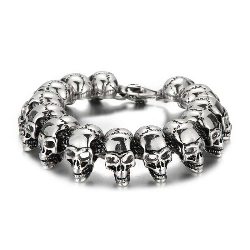 Skull Men's Titanium Steel Bracelet