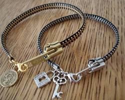 how do you make a zipper bracelet