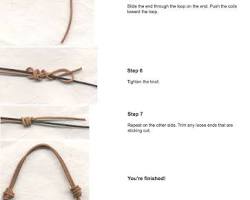 how to tie a friendship bracelet sliding knot